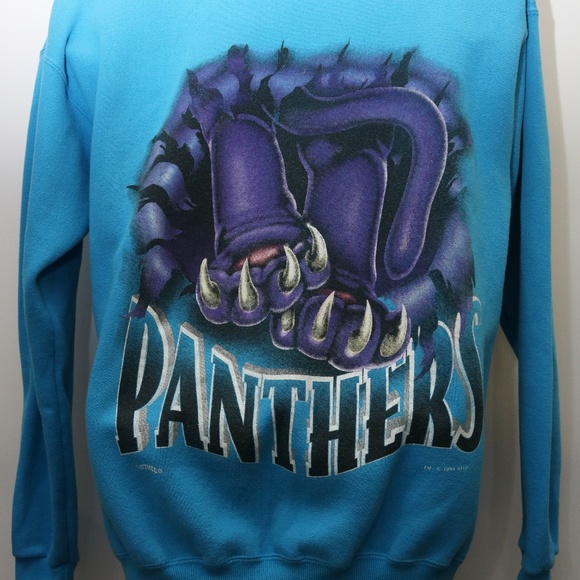 1994 Vintage Nutmeg "CAROLINA PANTHERS" Sweatshirt - Picture 5 of 6